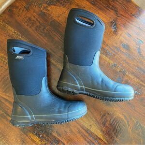 Bogs kids classic boots waterproof size 6 youth black -30 F